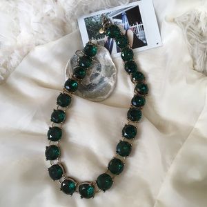 J. Crew Emerald Green Necklace